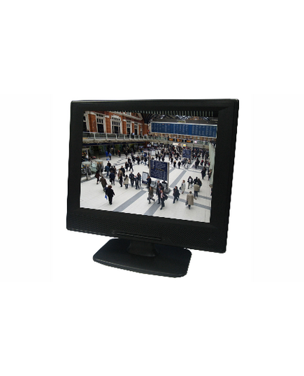 10.4" LED Vigilant Vision Monitor with BNC In/Out, VGA, HDMI and Glass Front