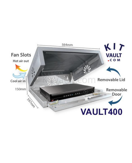KitVault DVR/NVR Enclosure Large