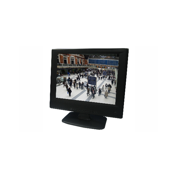 10.4" LED Vigilant Vision Monitor with BNC In/Out, VGA, HDMI and Glass Front